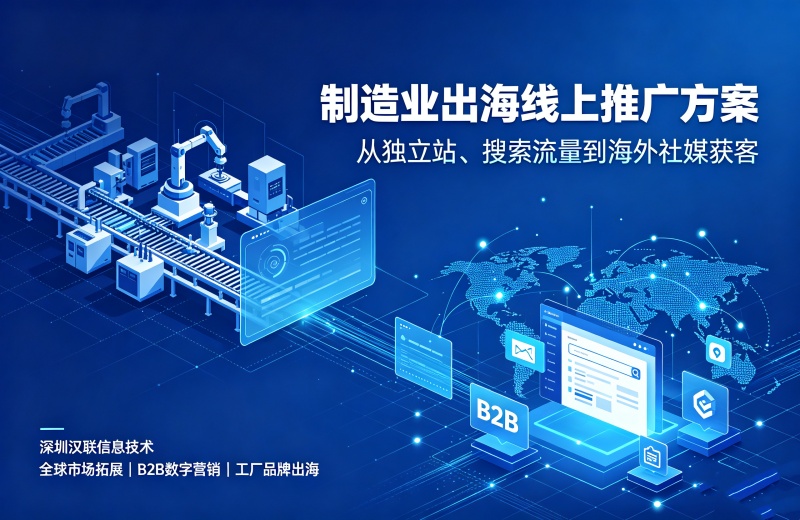 制造业出海有哪些好的线上推广方式？